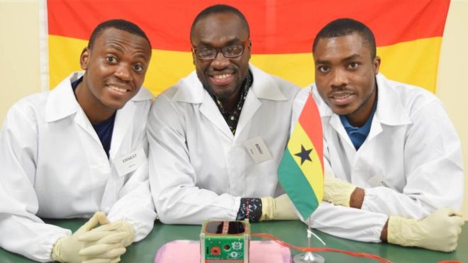 The development team behind the satellite Can satellite make science popular in Ghana ?