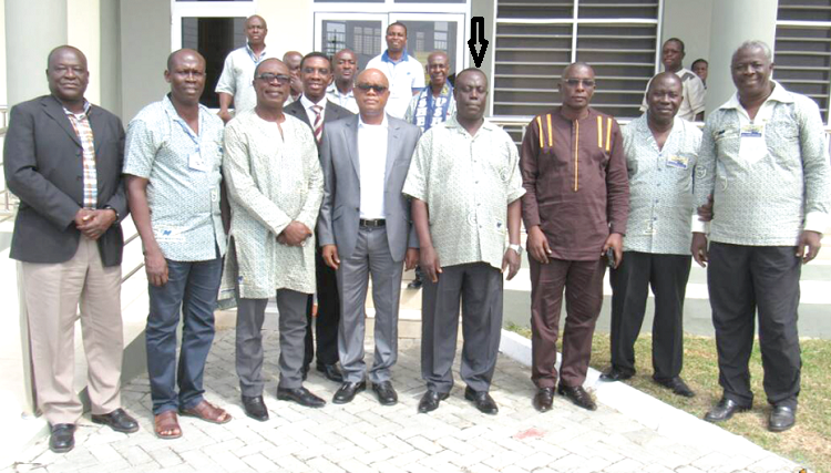 Dr Paul Frimpong-Manso (arrowed) and some members of the Men’s Fellowship Dr Paul Frimpong-Manso (arrowed) and some members of the Men’s Fellowship