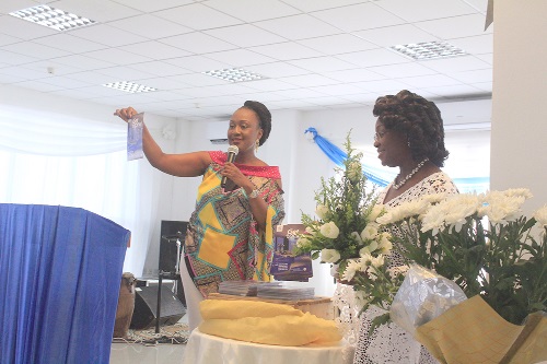 Mrs Dzigbordi K. Dosoo, CEO of Allure Spa, launching the centre. With her is Dr Ellen Hagan, CEO of L’AINE Services Limited Mrs Dzigbordi K. Dosoo, CEO of Allure Spa, launching the centre. With her is Dr Ellen Hagan, CEO of L’AINE Services Limited