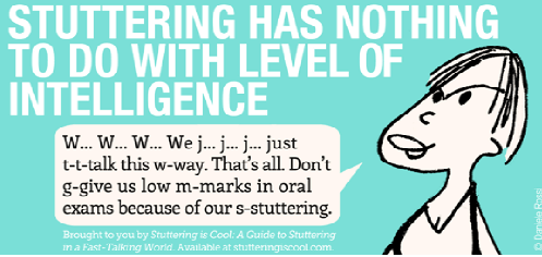 I stammer but I have a voice