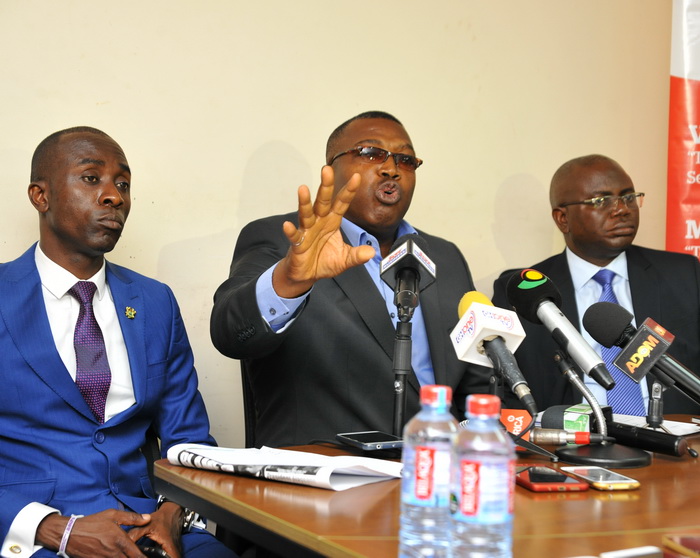 Dr Ben Asante, Chief Executive Officer of the Ghana Gas Company, addressing the press conference Dr Ben Asante, Chief Executive Officer of the Ghana Gas Company, addressing the press conference