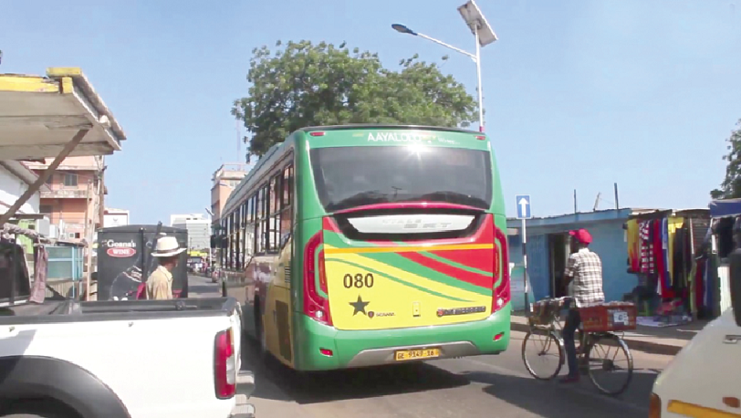 Since their introduction, the Aayalolo buses have been struggling with other commercial buses for lanes and bus stops Since their introduction, the Aayalolo buses have been struggling with other commercial buses for lanes and bus stops