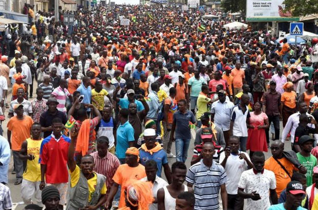 Protesters are calling for the end of the "Gnassingbé dynasty" Protesters are calling for the end of the "Gnassingbé dynasty"