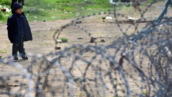 Hungary has built a controversial anti-migrant fence on its southern border with Serbia Hungary has built a controversial anti-migrant fence on its southern border with Serbia