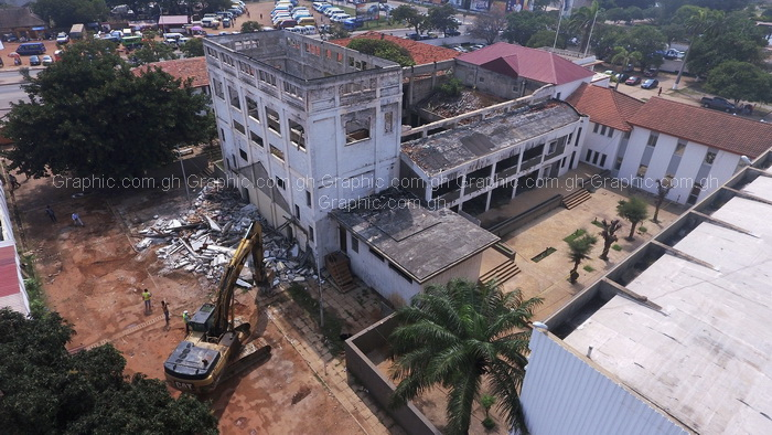 An aerial view of the Old Parliament House. PICTURES BY DOUGLAS ANANE FRIMPONG