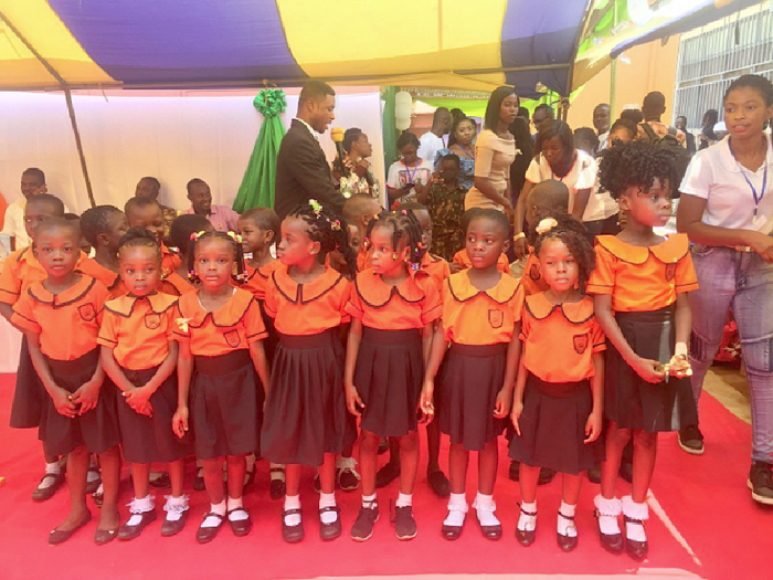 A section of the graduands  at the ceremony. 