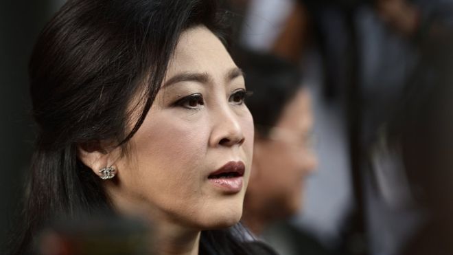 Former Thai Prime Minister Yingluck Shinawatra