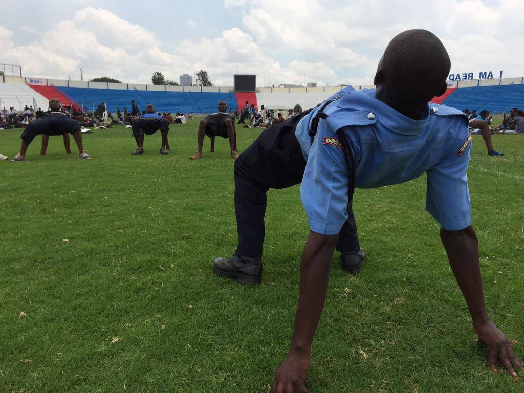 Kenyan police recruitment exercise Kenyan police recruitment exercise