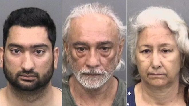 Devbir, Jasbir and Bhupinder Kalsi (left to right) have had their passports held Devbir, Jasbir and Bhupinder Kalsi (left to right) have had their passports held