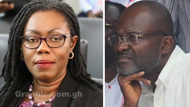 Ursula Owusu and Ken Agyapong