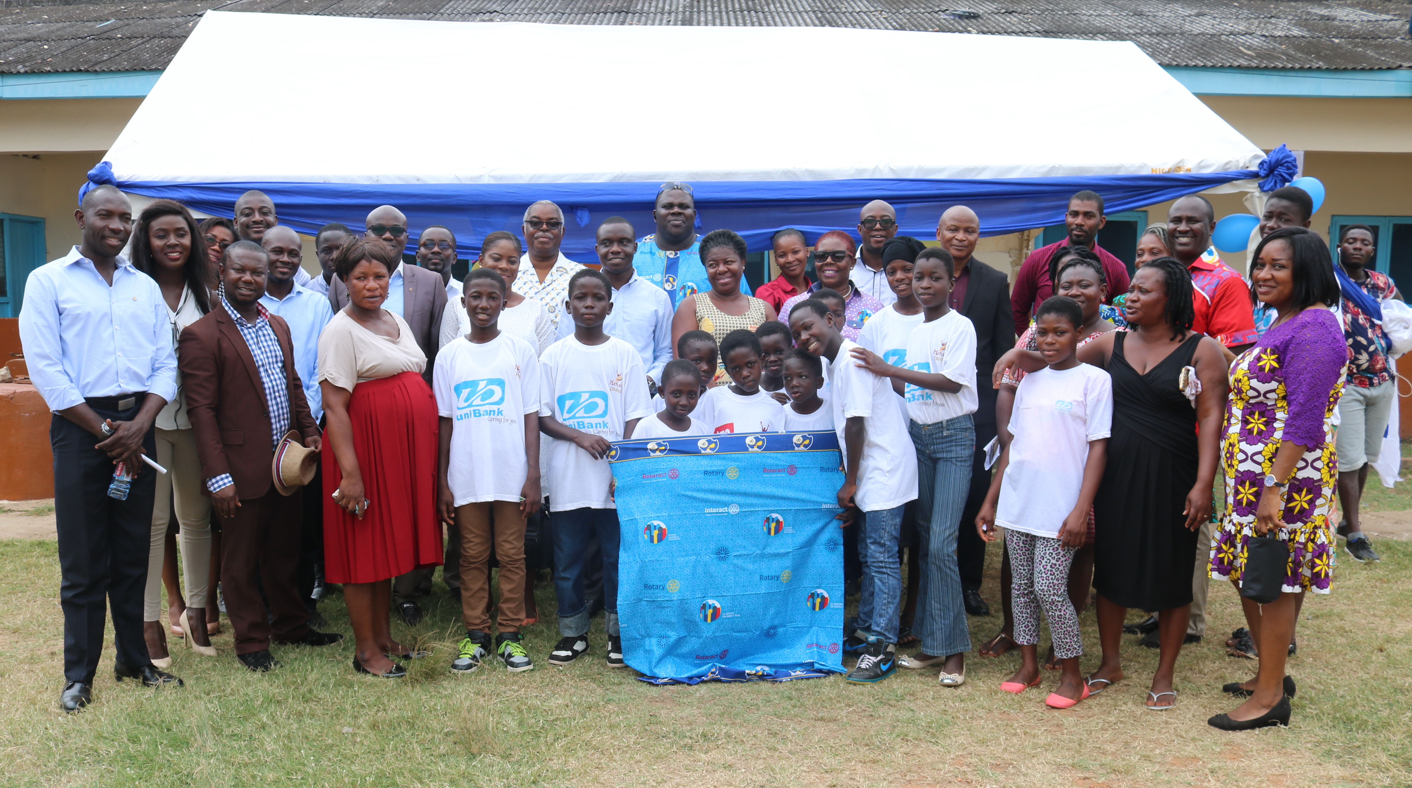 Members of the Lions Club of Accra Labone, Social Welfare officials and some of the inmates of the facility shortly after the ceremony Members of the Lions Club of Accra Labone, Social Welfare officials and some of the inmates of the facility shortly after the ceremony