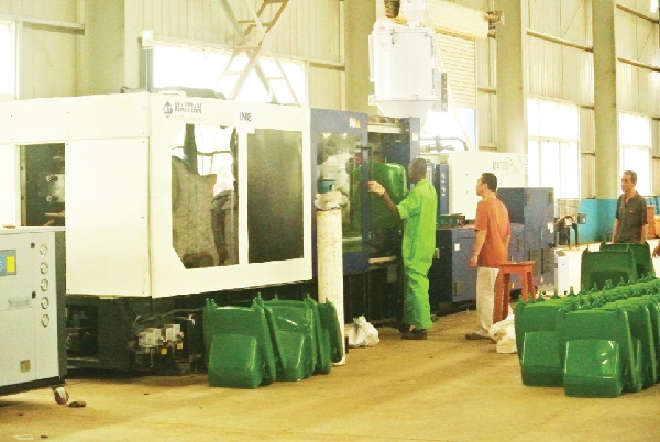 •Litter bins being manufactured by the Jospong Group of Companies •Litter bins being manufactured by the Jospong Group of Companies