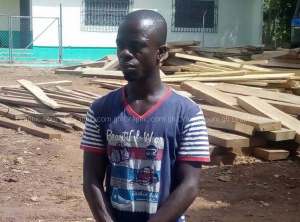 The suspect, Dennis Marfo Ofosuhene The suspect, Dennis Marfo Ofosuhene