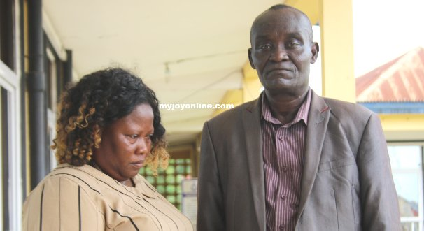 The two suspects - Evelyn Jemima Alangeah and Smauel Obeng Afriyie The two suspects - Evelyn Jemima Alangeah and Smauel Obeng Afriyie