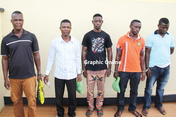 Five of the convicts Five of the convicts