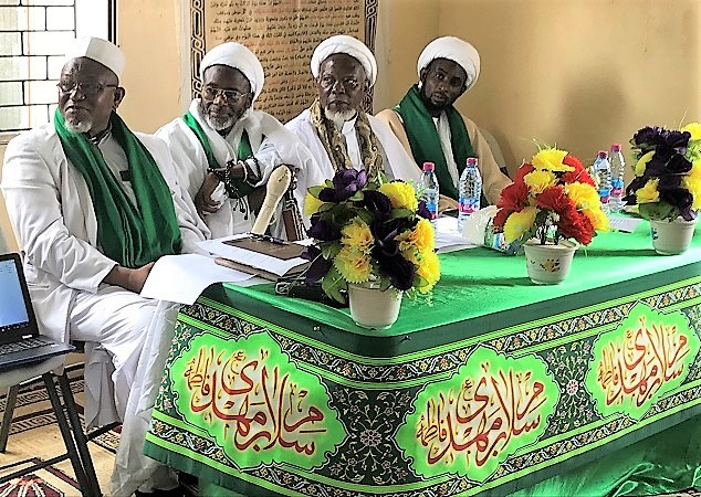 Professor Yakubu Seidu Peligah (first left) and other dignitaries at the public lecture