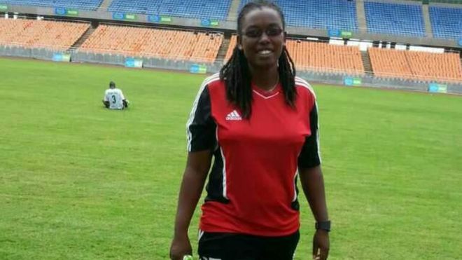 Grace Nyinawumuntu, a former national coach Grace Nyinawumuntu, a former national coach