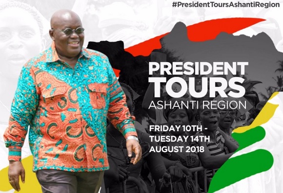 Akufo-Addo Begins 5-Day Tour Of The Ashanti Region Akufo-Addo Begins 5-Day Tour Of The Ashanti Region