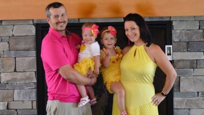 Chris Watts spoke to the media after his family were reported missing on Monday Chris Watts spoke to the media after his family were reported missing on Monday