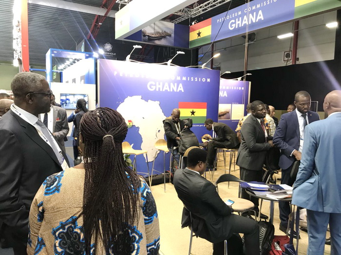 Participants at the Ghana stand at the ONS 2018 Participants at the Ghana stand at the ONS 2018