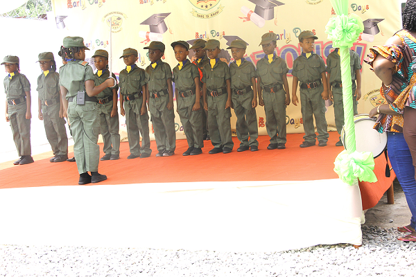 A beautiful display by the Early Days Preschool Cadet Corps.
