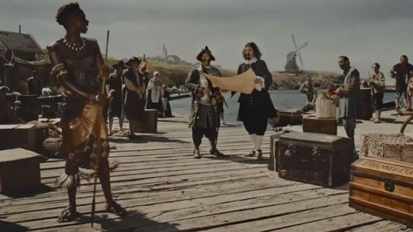 The advertisement turns colonialism on its head