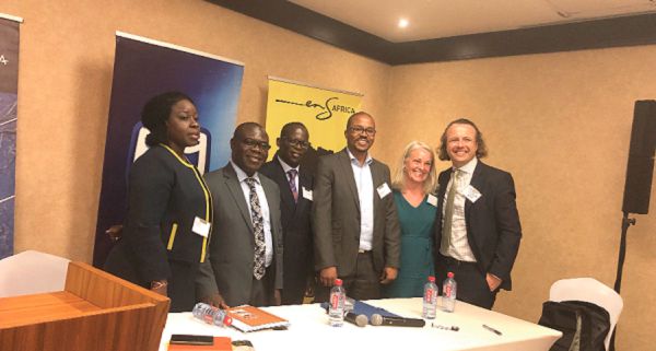 Mrs Afua Bulley (left), Mr Monwabisi and other panellists after the workshop. Mrs Afua Bulley (left), Mr Monwabisi and other panellists after the workshop.