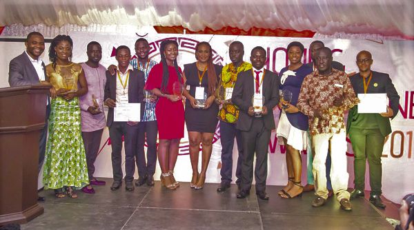 The award winners after the event 