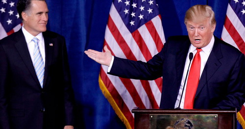 Romney says Trump hasn't 'risen to the mantle' of presidency