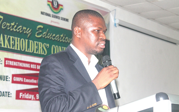 Mr Ussif Mustapha, Executive Director of the National Service Scheme (NSS) 