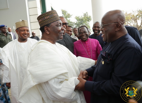 President Akufo-Addo with the former President of the Federal Republic of Nigeria, Gen. Yakubu Gowon President Akufo-Addo with the former President of the Federal Republic of Nigeria, Gen. Yakubu Gowon