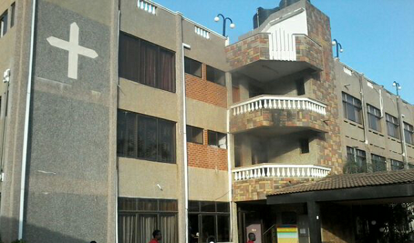 Fire outbreak at Radach hotel