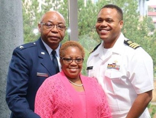 Dr. Timothy J. Cunningham (right) with his parents Dr. Timothy J. Cunningham (right) with his parents