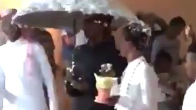  Police said the incident had &quot;surprised&quot; people at a festival in a Mecca resort 