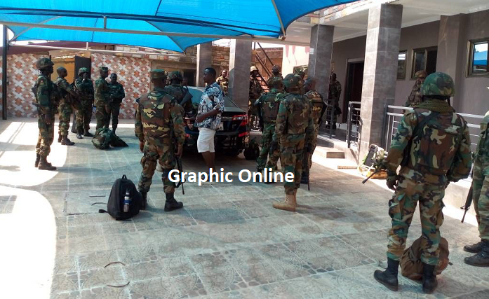 200 military and police officers to beef up security at Agogo
