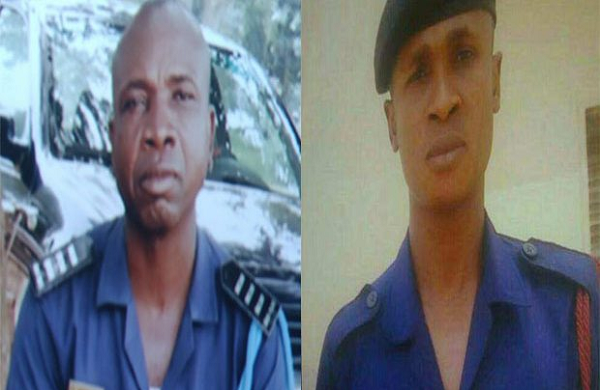 Inspector Adolph Mutse and Constable Ashinyo Inspector Adolph Mutse and Constable Ashinyo
