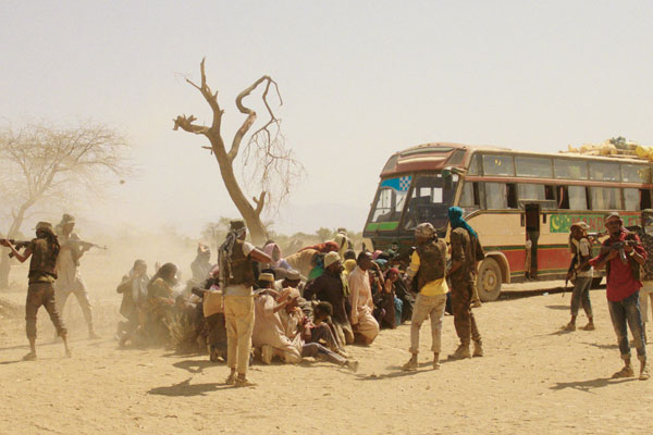 screengrab of a scene from the short film Watu Wote. screengrab of a scene from the short film Watu Wote.