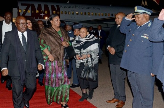 President Nana Addo Dankwa Akufo-Addo of Ghana has arrived in South Africa. Photo: African News Agency President Nana Addo Dankwa Akufo-Addo of Ghana has arrived in South Africa. Photo: African News Agency