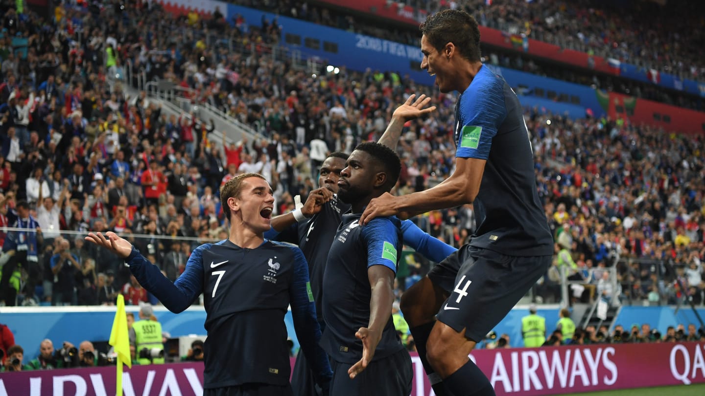 Defender Samuel Umtiti scored the winning goal for the 1998 champions in the second half. Poto Credit: Getty Images Defender Samuel Umtiti scored the winning goal for the 1998 champions in the second half. Poto Credit: Getty Images