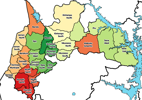 Creation of new regions: Brong Ahafo in perspective