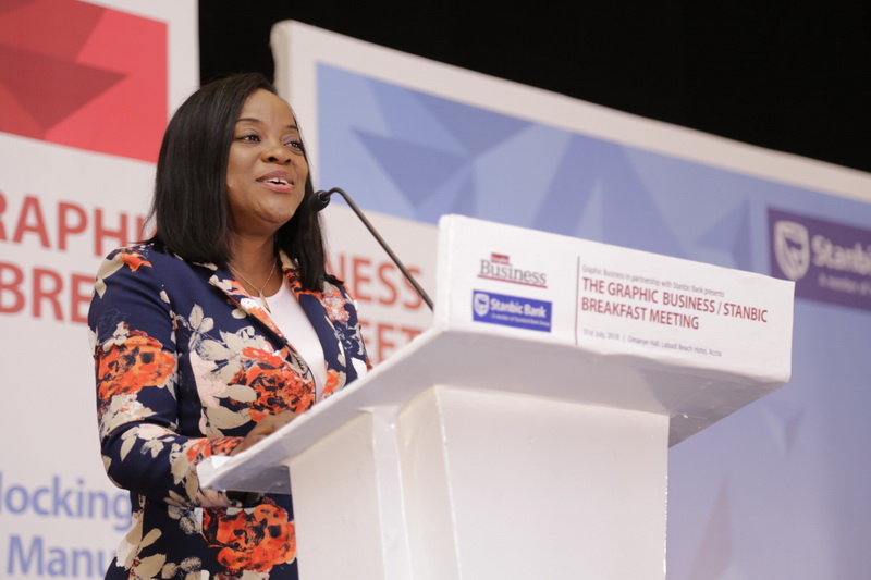 Madam Sylvia Inkoom, Executive Head of Client Coverage at Stanbic Bank
