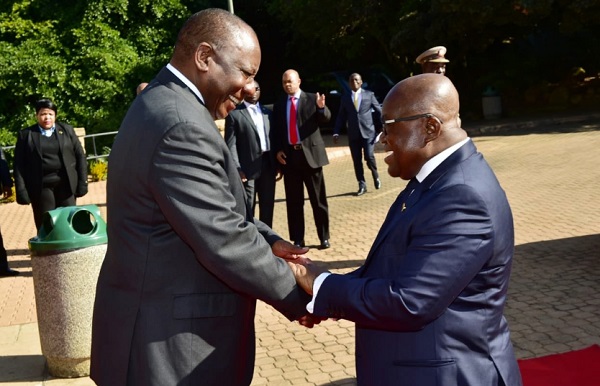 PHOTOS: Akufo-Addo meets South African President Ramaphosa PHOTOS: Akufo-Addo meets South African President Ramaphosa