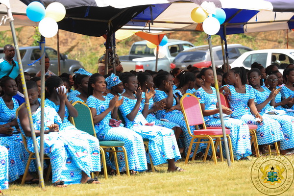 Section of the students at the school Section of the students at the school
