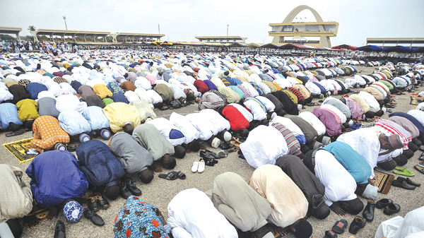 A typical ld-ul Fitr prayer after fasting A typical ld-ul Fitr prayer after fasting