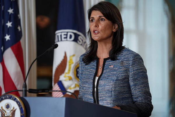 US Ambassador to the United Nations Nikki Haley US Ambassador to the United Nations Nikki Haley