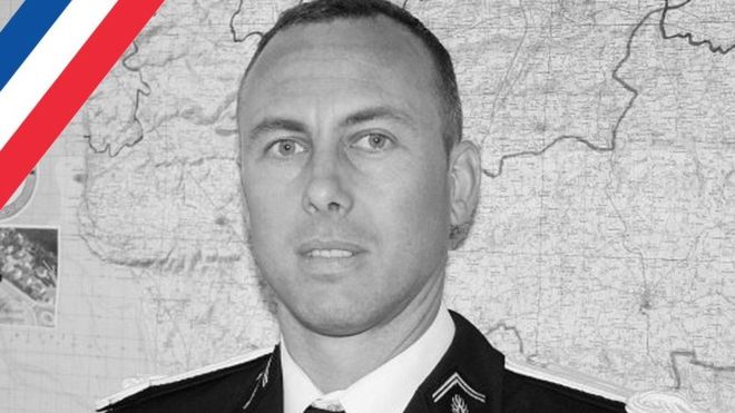 The late Lt-Col Arnaud Beltrame