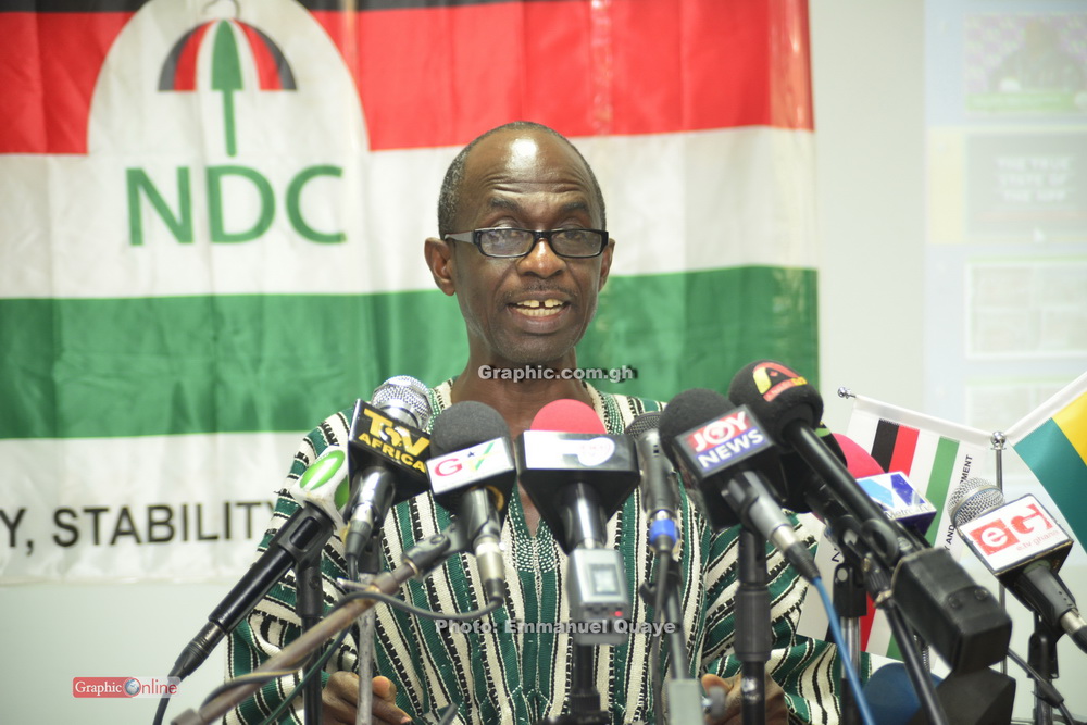 General Secretary of the NDC, Mr Johnson Asiedu Nketia Sixty-two vetted to contest Eastern Region NDC election