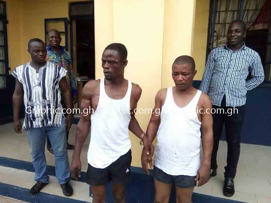 Busted: Two robbers run out of luck in Takoradi