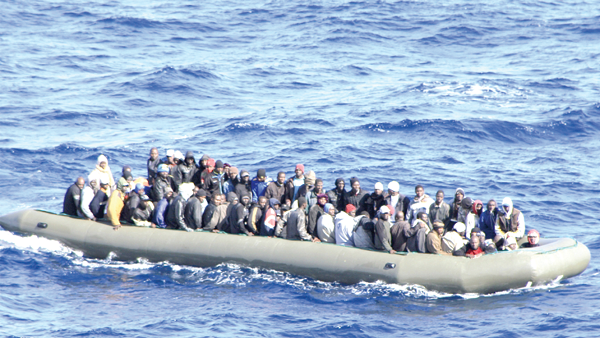 Migrants stranded at sea Migrants stranded at sea