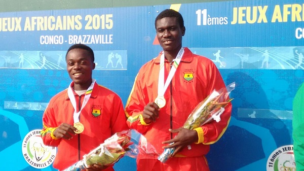 Golden Rackets duo George Darko (right) and Wisdom Na-Adjrago Ghana Tennis Federation facing ITF ban